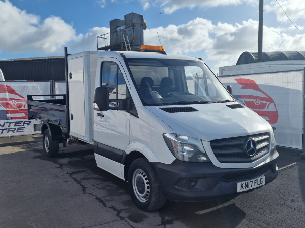 2017 Mercedes-Benz SPRINTER 314 CDI Long Diesel 3.5t Tipper Van with Tool Box EURO 6 // PBT00-261
