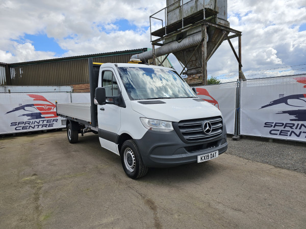 2019 (19) Mercedes-Benz Sprinter 314 Cdi Long Diesel 3.5t Dropside Lorry EU 6 // PBT00-313